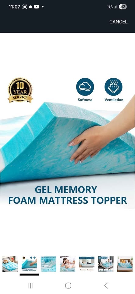 King Mattress Topper New - photo 3