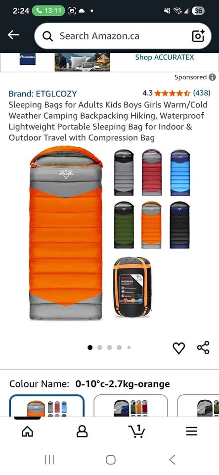 Camping Sleeping Bag