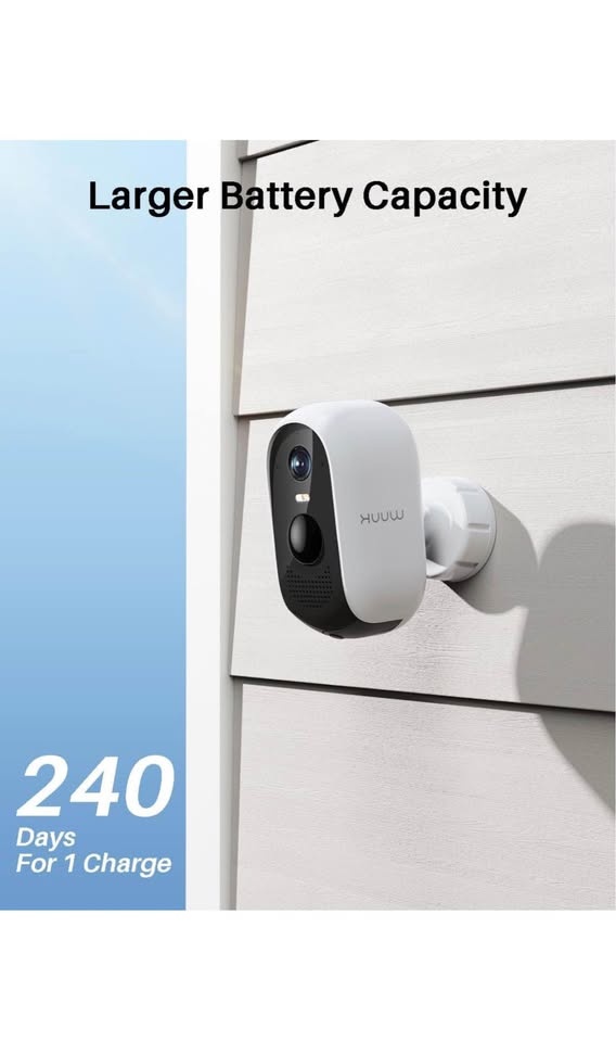 WUUK 2K Security Camera System, 32GB Storage, No Monthly Fee - photo 4