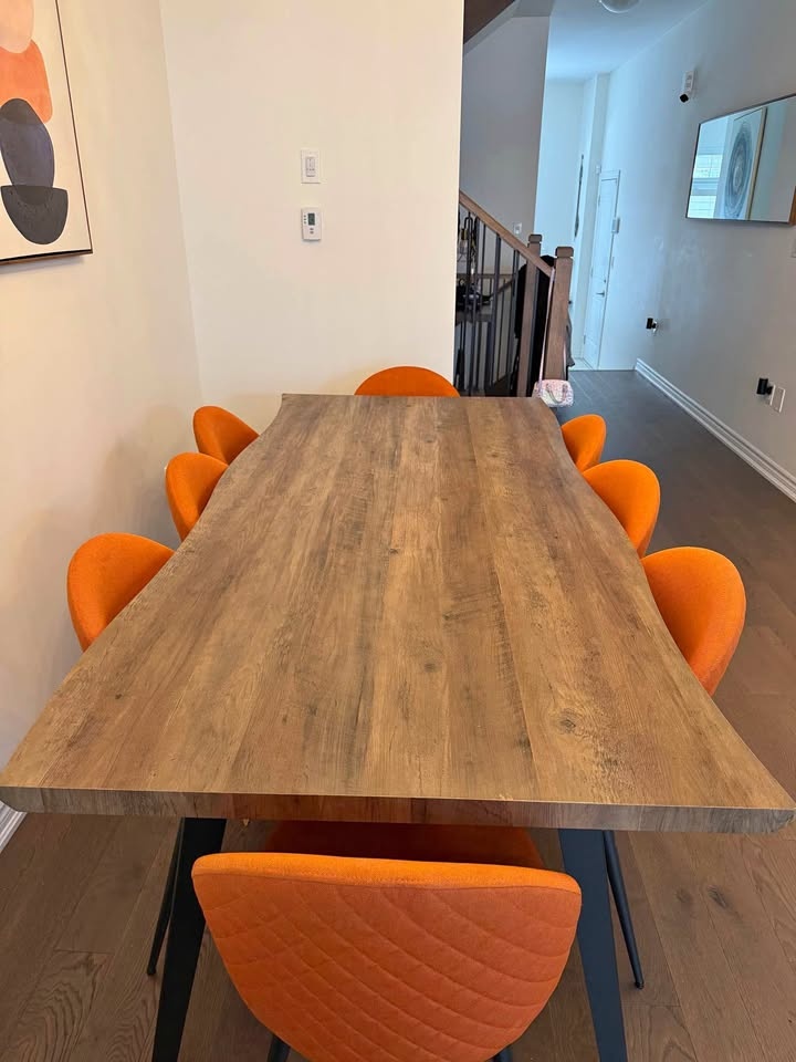 Dining Set - Table and 8 Chairs