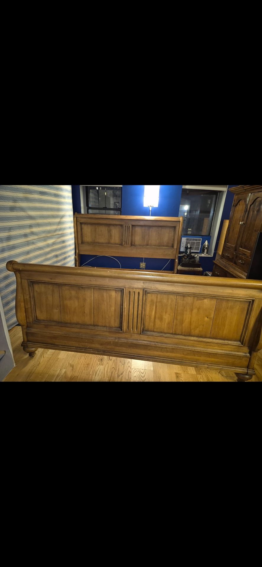 Ethan Allen King Sleigh Bed Frame - photo 5