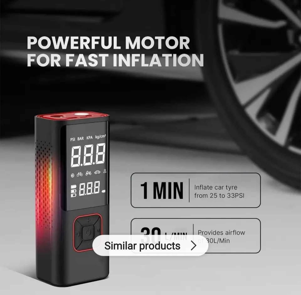 Digital powerful tire inflator/ Air Compressor - photo 2