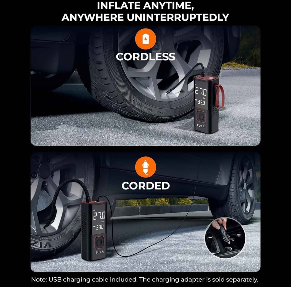 Digital powerful tire inflator/ Air Compressor - photo 5