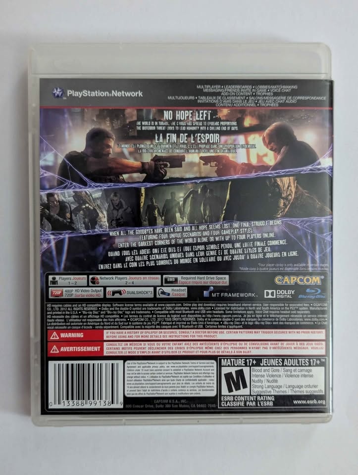 Resident Evil 6 & Hardcover Strategy Guide PS3 - photo 3