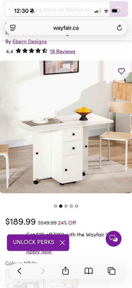 Expandable Table with Storage - photo 5