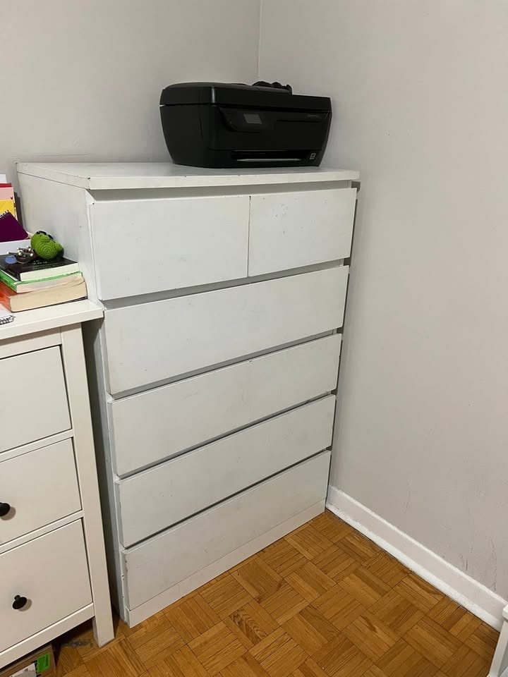 IKEA White Dresser / Chest of Drawers