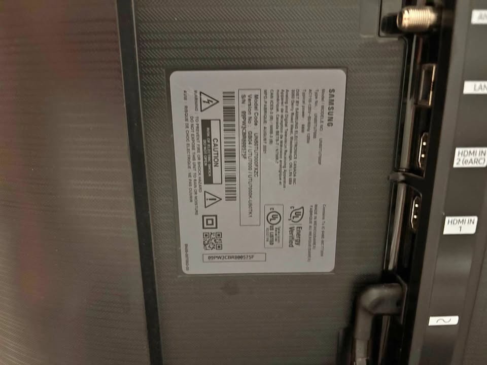 SAMSUNG 50” 4k UHD SMART LED TV