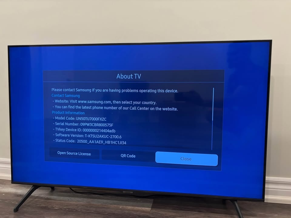 SAMSUNG 50” 4k UHD SMART LED TV - photo 2