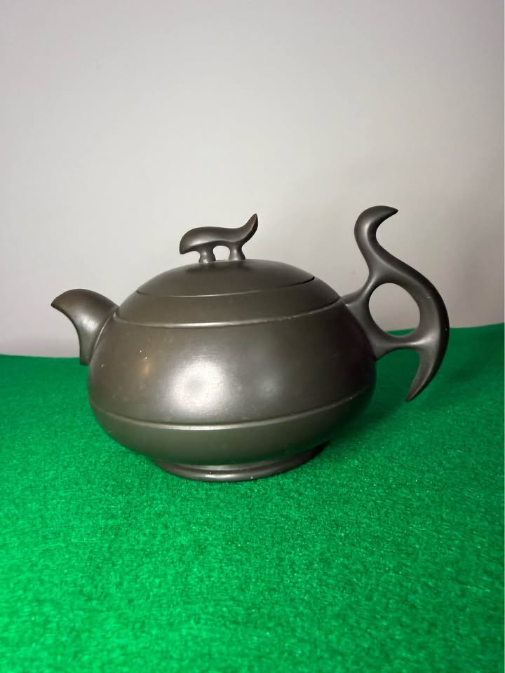 Vintage Zisha-Style Clay Teapot – Dark Gray (Taipei, 1997) - photo 2