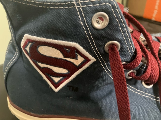 Superman Converse Chuck Taylor All-Star Rare / Collector’s Pair - photo 2