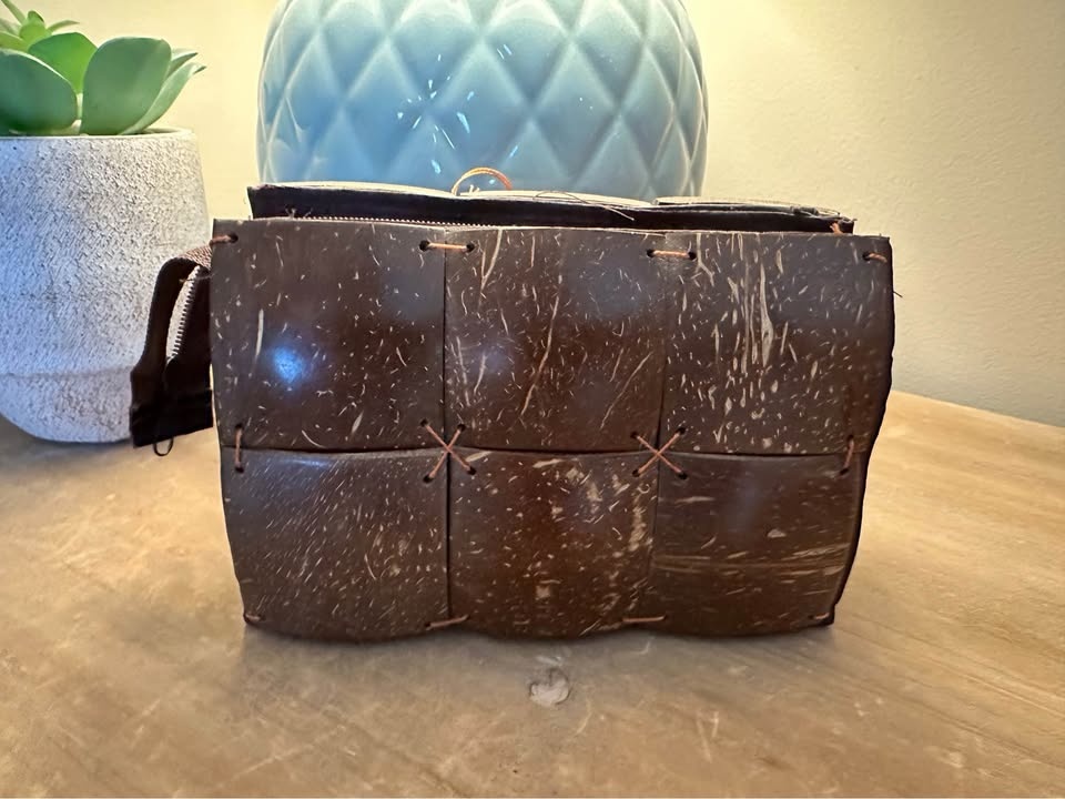 Handmade Coconut Shell Clutch from Dominican Republic - photo 3