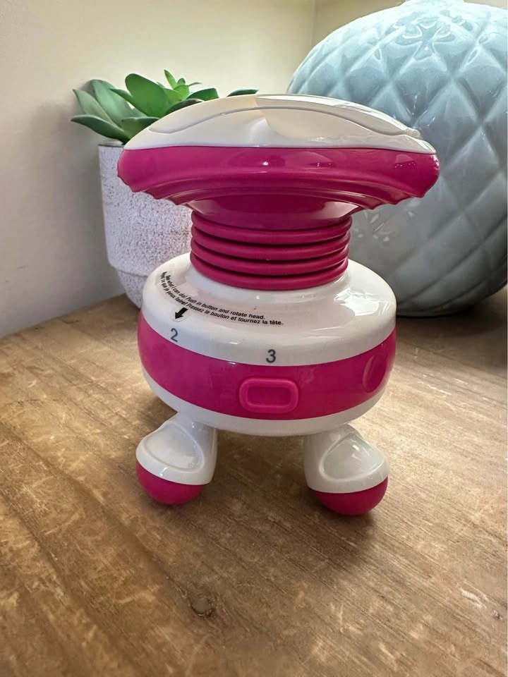 Conair Pink and White Handheld Massager - photo 2