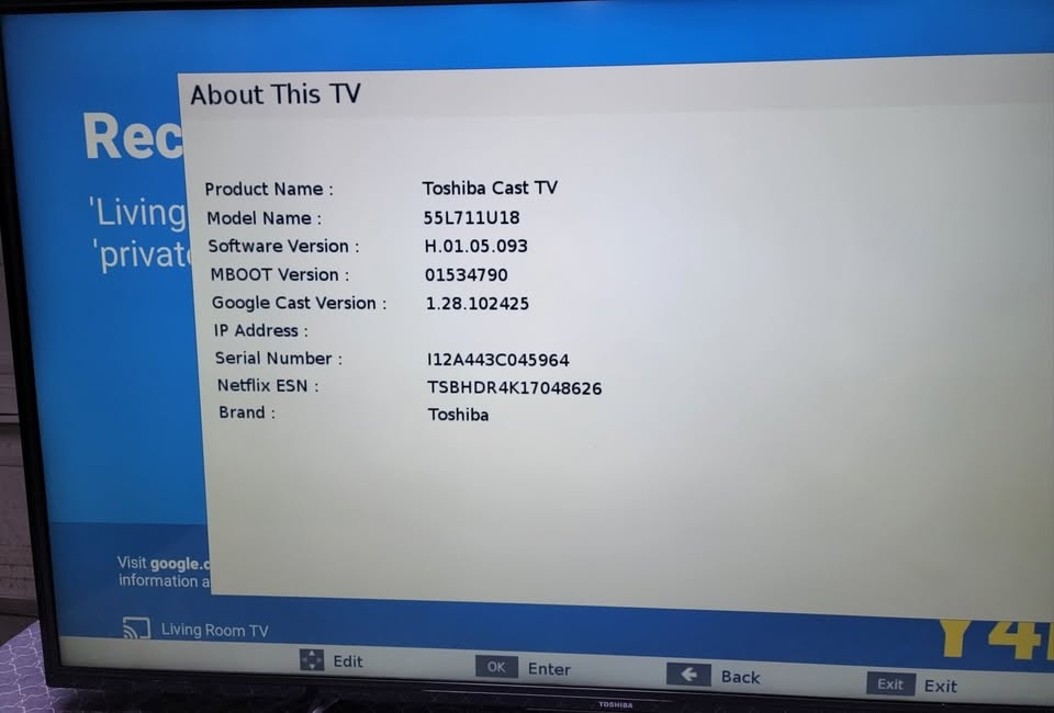 Toshiba 55" 4K LED TV w/ Chromecast Built-in - photo 2