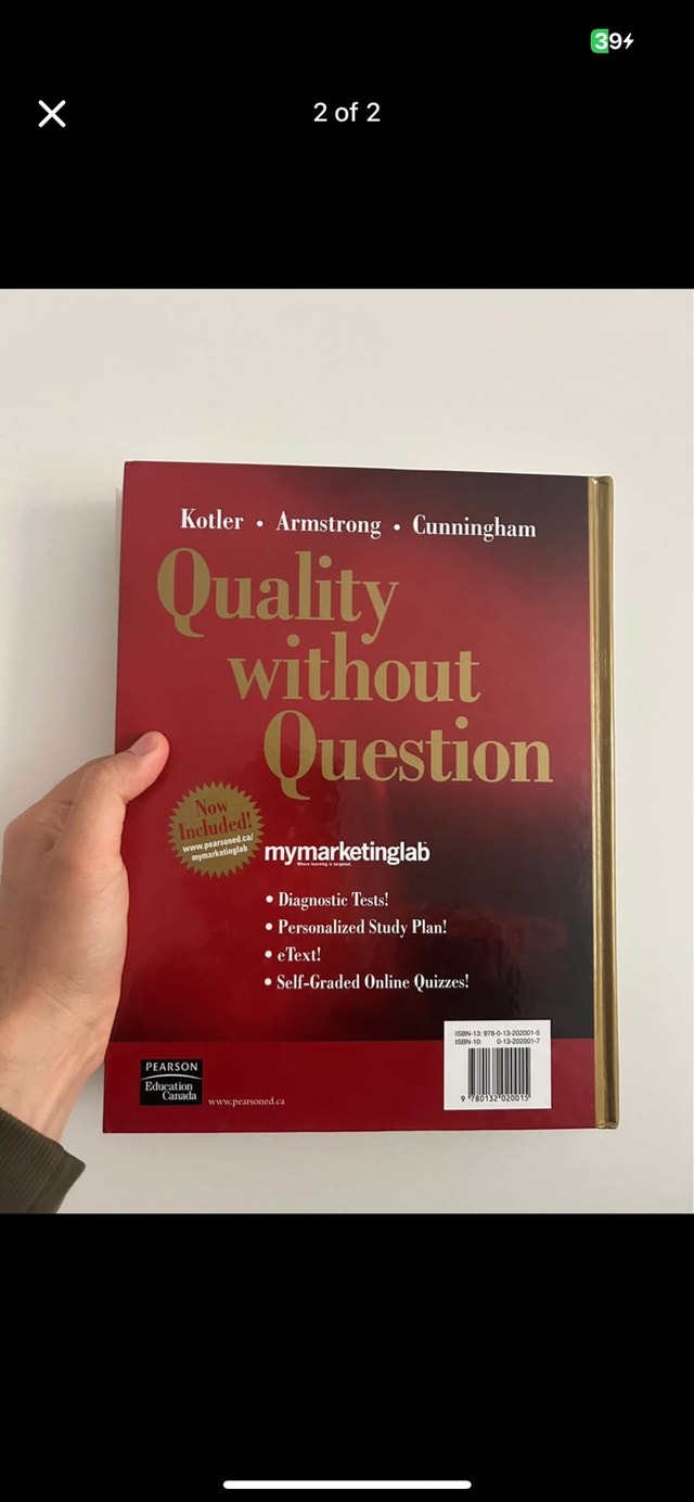 Principles of Marketing (7th Canadian Edition) by Kotler, Armstr - photo 2