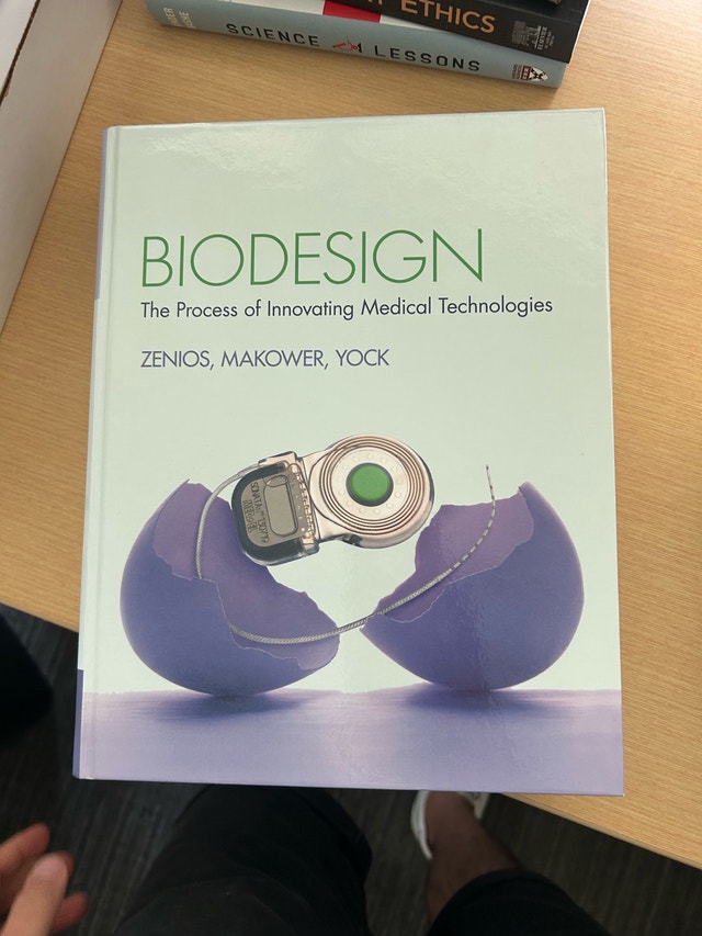 Biodesign: The Process of Innovating Medical Technologies