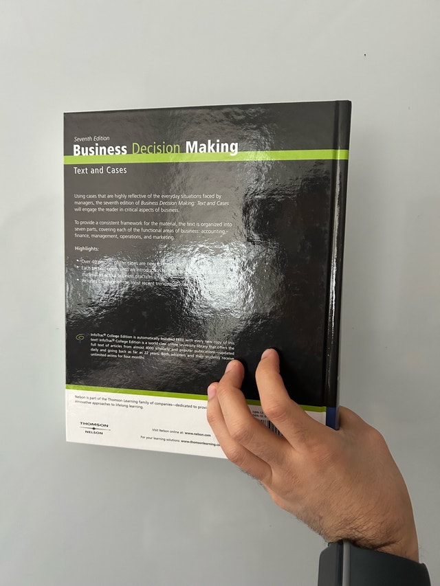 Business Decision Making: Text and Cases (7th Edition) – Ivey - photo 3