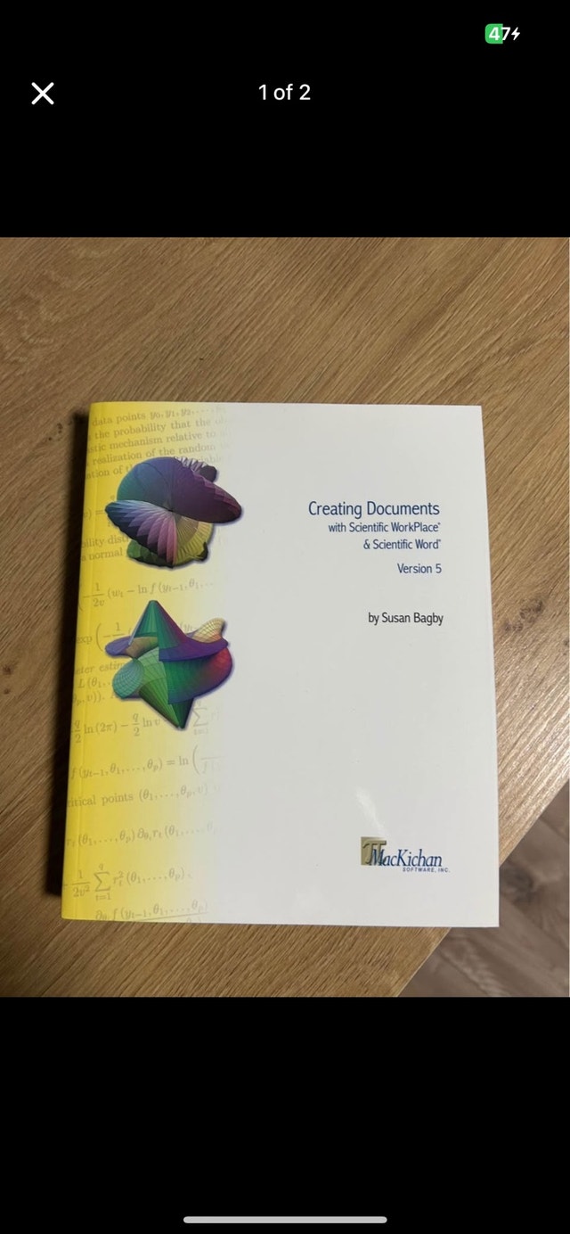 Creating Documents with Scientific WorkPlace & Scientific Wor
