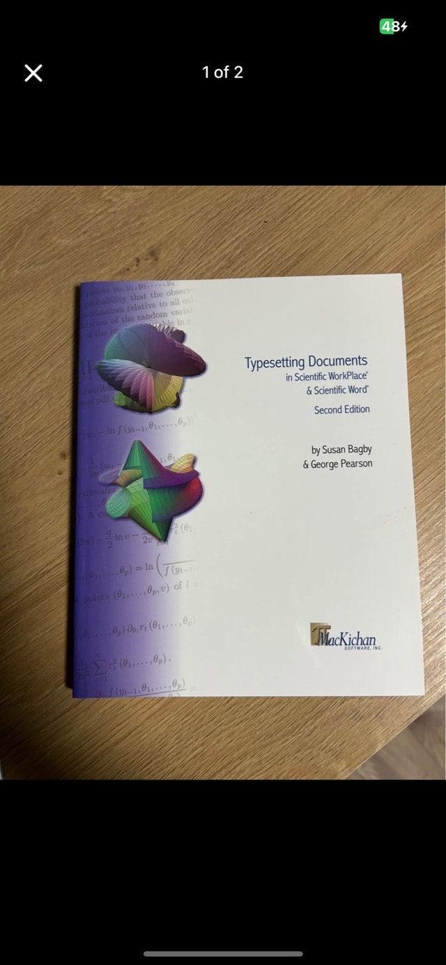Typesetting Documents in Scientific WorkPlac & Scientific Wor