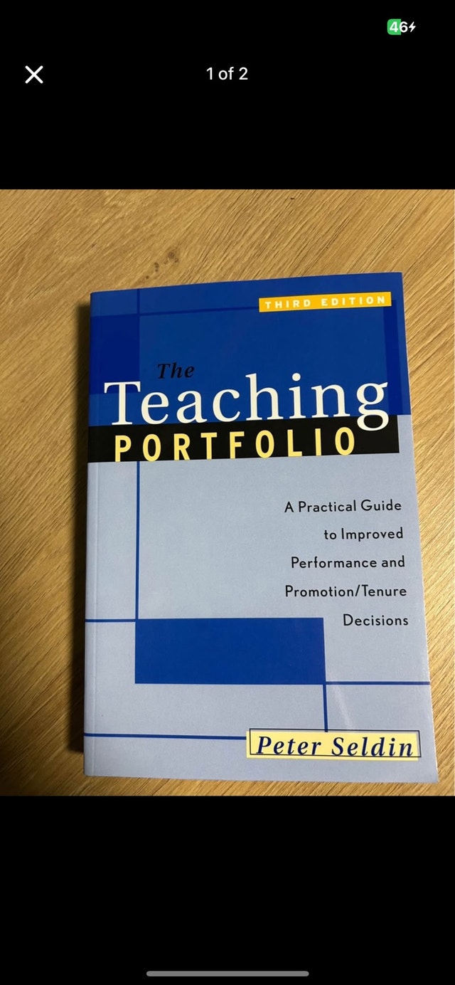 The Teaching Portfolio: A Practical Guide to Improved Performanc