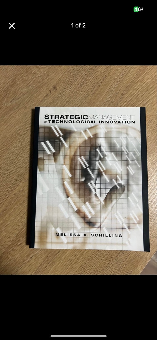 Strategic Management of Technological Innovation – Melissa A. Sc