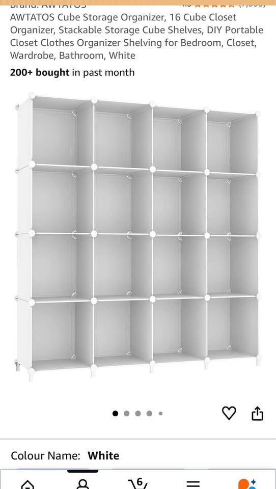 Plastic 16 Cube Storage - photo 3