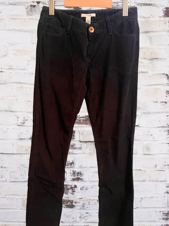 Low rise straight leg women’s navy cords