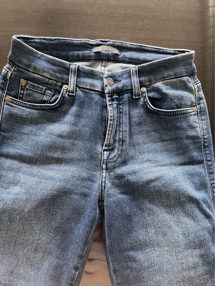7 for All Mankind Women's Kimmie Slim Straight Jeans Size 27 - photo 3