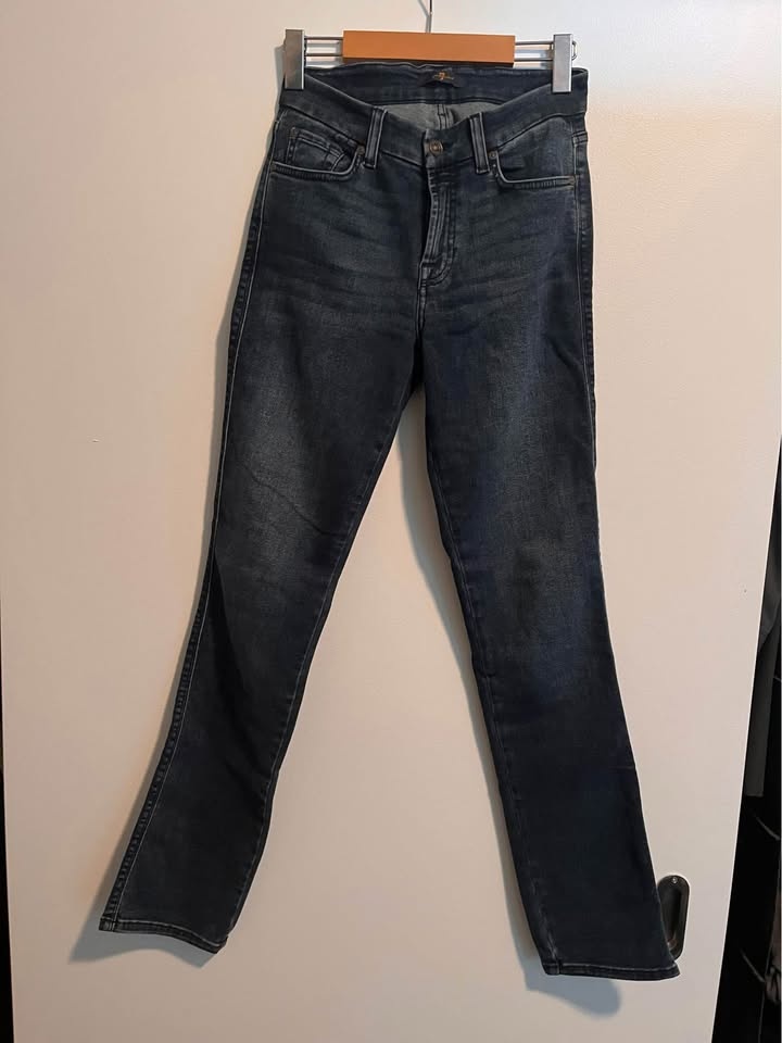 7 for All Mankind Women's Kimmie Slim Straight Jeans Size 27 - photo 5