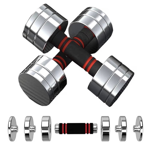 Adjustable Dumbbell Weight Pair - 44lb - photo 2