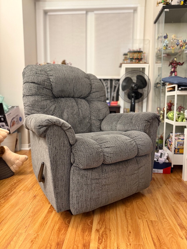 Grey Recliner Armchair - Used (Good Condition)