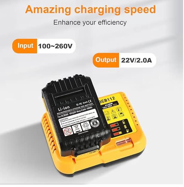 Dewalt 12V/20V Charger for Max Batteries - photo 2