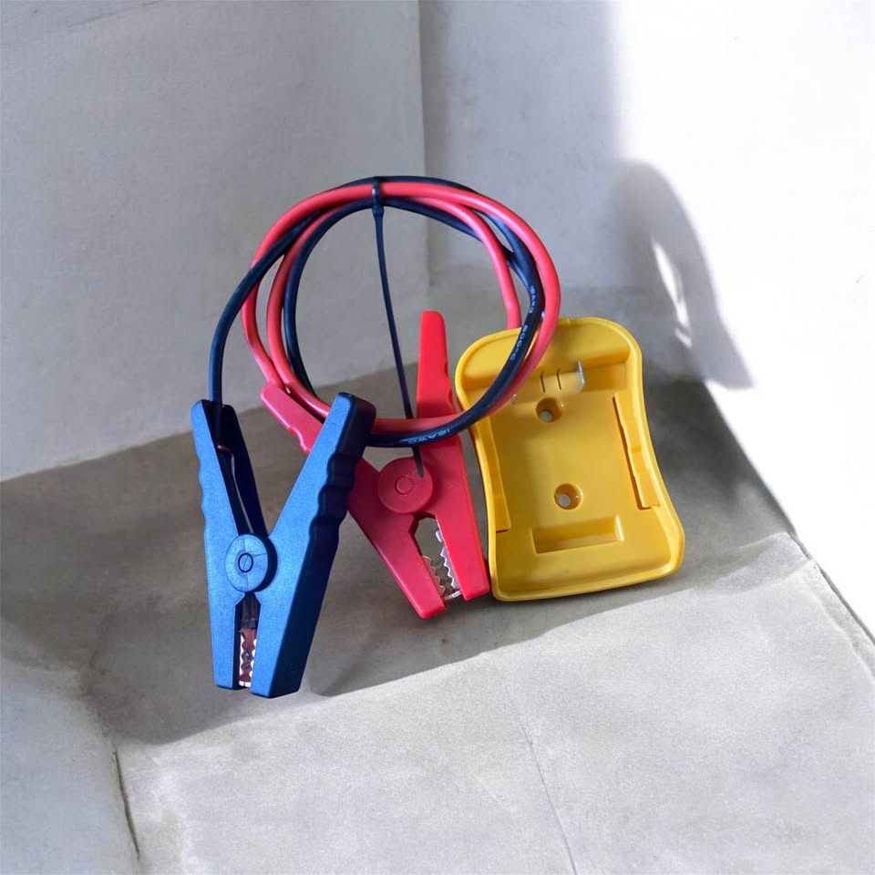 Car Jumper Cables w/ DE.Walt 20V Adapter