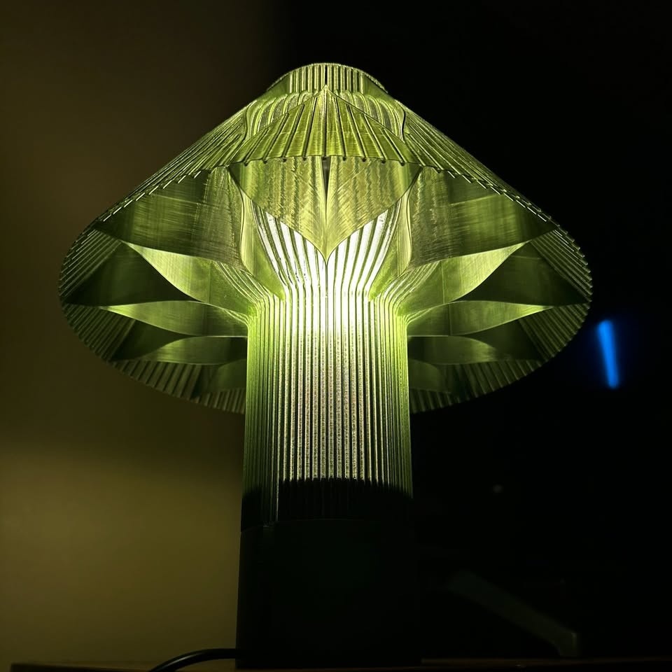 Table Lamp Rosace Olive Green - photo 3