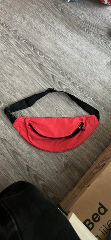 Red waist bag