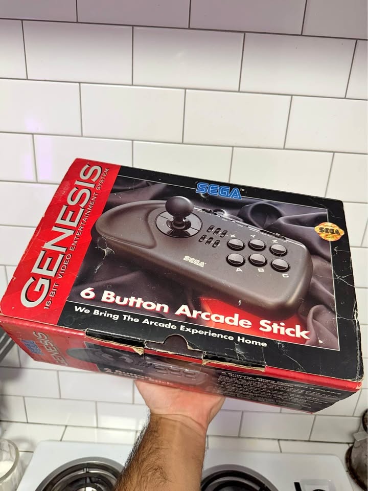 Sega Genesis 6 Button Arcade Stick