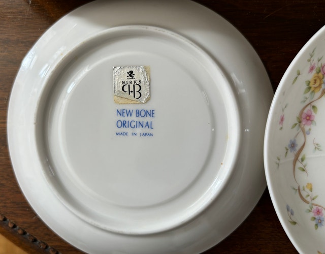Vintage Birks New Bone China Demitasse Cups (Set of 6) - photo 5