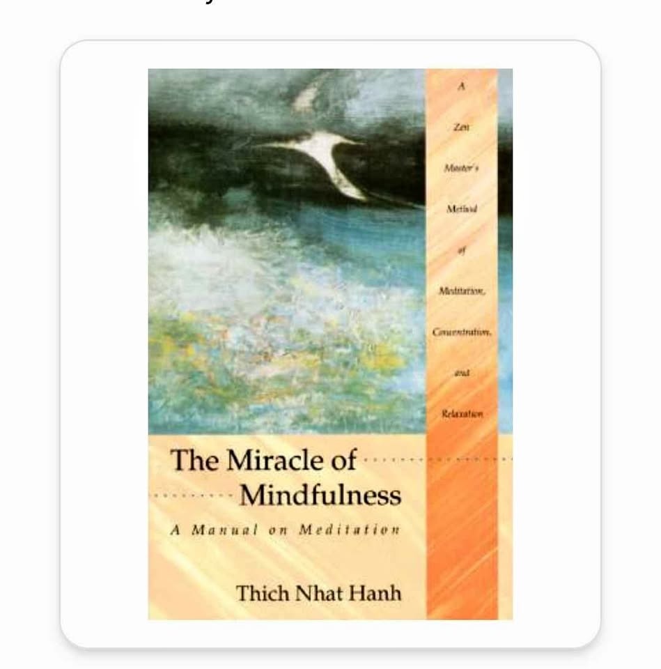 Book Miracle Of Mindfulness by Thich Nhat Hanh