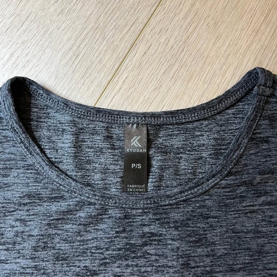 Kyodan Deep Grey/Charcoal Oversized Tank Top - Size S - photo 5