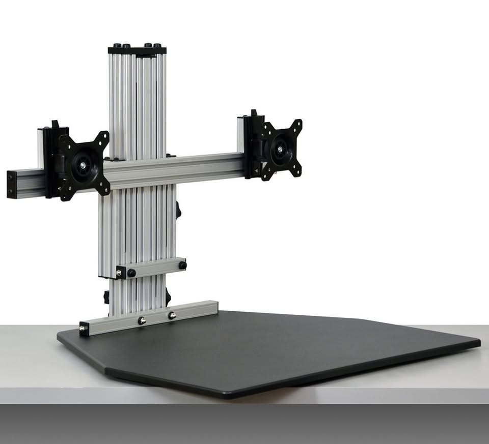 Standing Desk with dual monitor mounts - photo 2