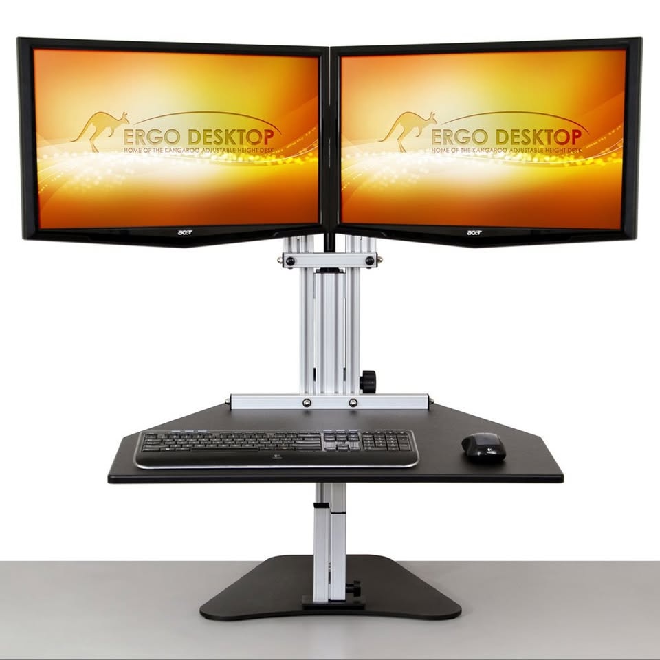 Standing Desk with dual monitor mounts - photo 3