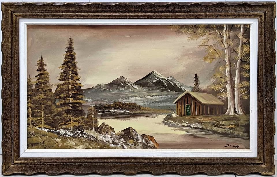 Painting in Wooden Frame