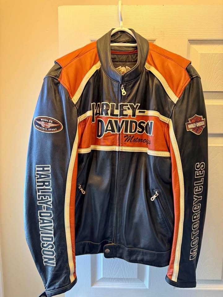 Classic Harley Davidson Leather Jacket XL 98118-08VM
