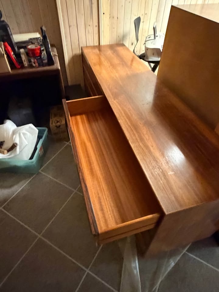 Antique Rosewood Bedroom Furniture - 1960s Norwegian - photo 5
