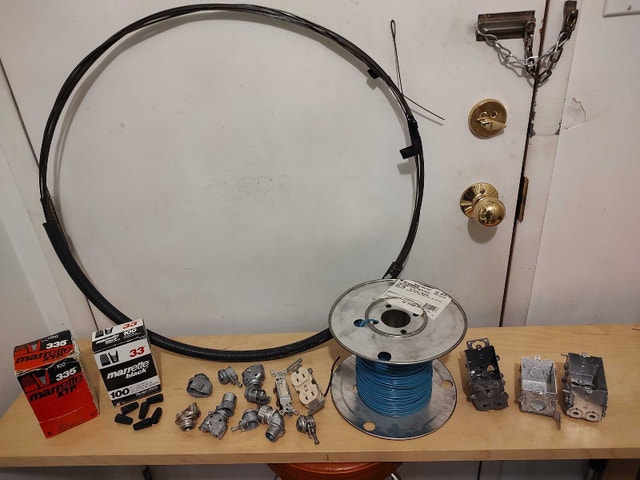 Electrician's Fish Tape & 14 AWG Wire + Freebies