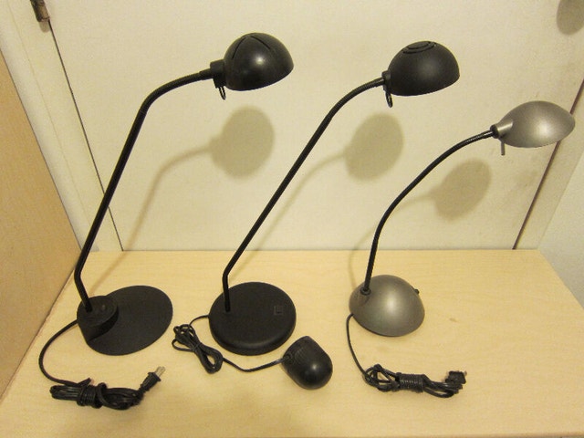 Table Lamps with Halogen Bulbs & Flexible Heads