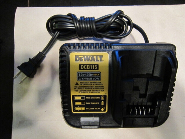 New DEWALT DCB115 & DCB112 12V/20V Battery Chargers