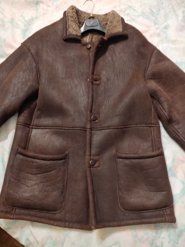 Warm XL Genuine Shearling Winter Coat - Downtown - photo 2