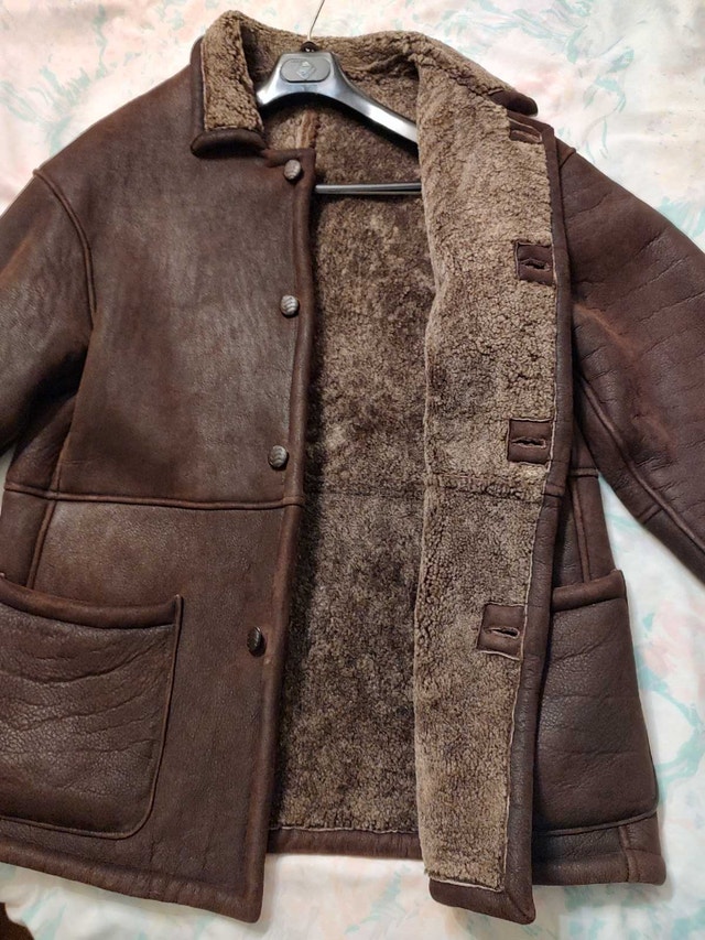 Warm XL Genuine Shearling Winter Coat - Downtown - photo 3