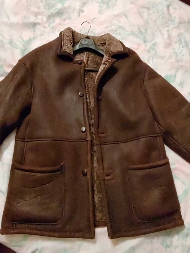 Warm XL Genuine Shearling Winter Coat - Downtown - photo 5