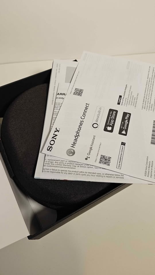 Sony WH-1000XM4 Wireless Noise Canceling Headphones - With Box - photo 3